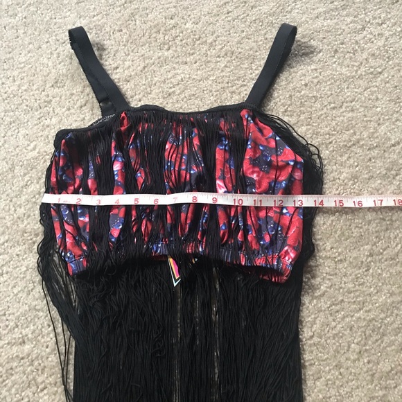 Top, Berry Sweet with Fringe BNWT Kuccia - Picture 2 of 6